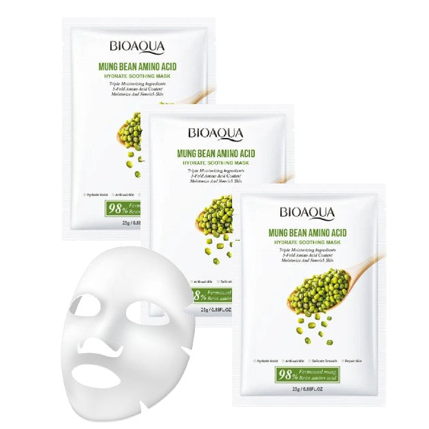 Mascarilla Hidratante De Aminoácidos De Frijol Mungo Bioaqua