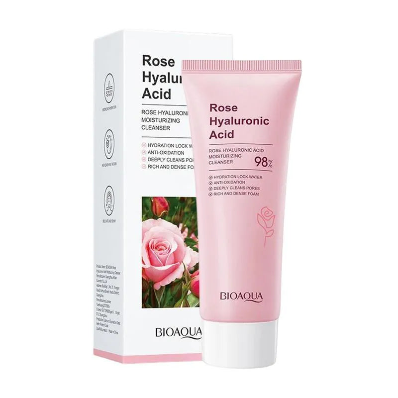 Jabon de Rosas y Acido Hialuronico Bioaqua