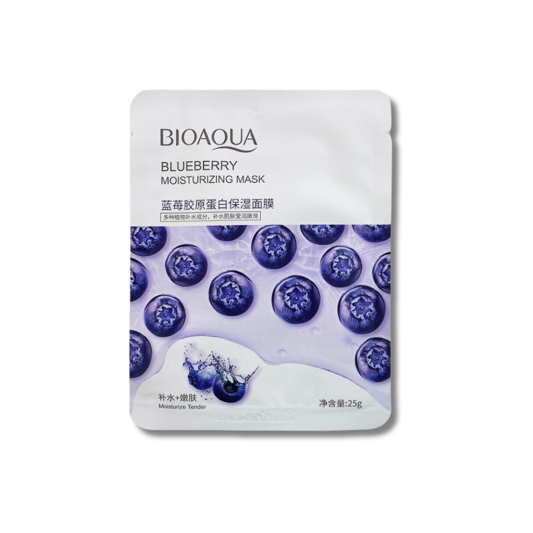 Mascarilla en velo antioxidante Arandanos Bioaqua