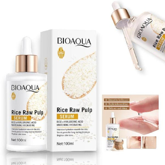 Serum hidratante reparador de arroz Bioaqua GRANDE 100ML