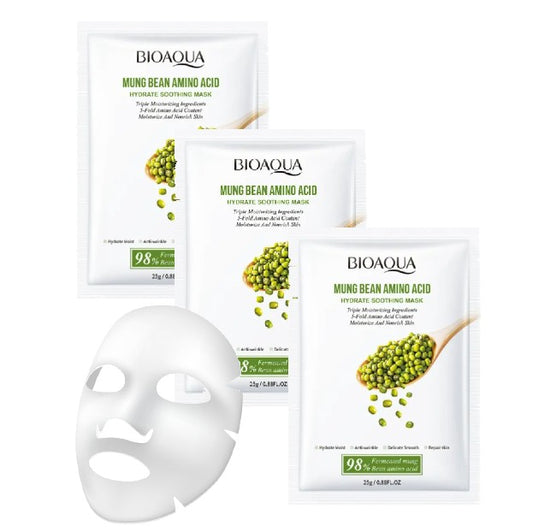 Mascarilla Hidratante De Aminoácidos De Frijol Mungo Bioaqua