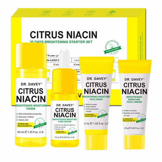 Kit completo de cuidado facial Dr. Davey Citrus Niaci