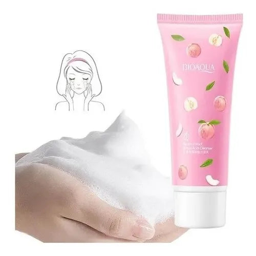 Jabon facial extracto de durazno con aminoácidos bioaqua